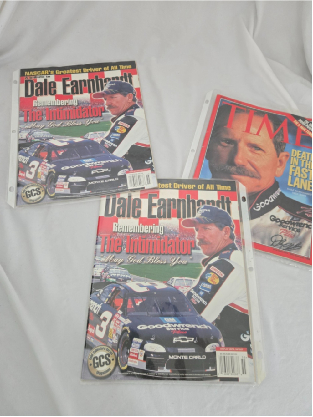 Lot of 3 Vintage Dale Earnhardt Magazines - Times & Nascars Greatest Driver